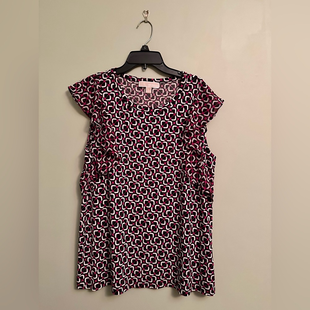 NWOT Michael Kors flutter sleeve top.
